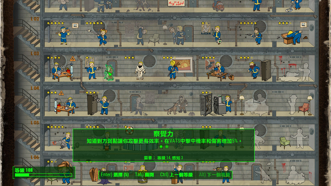 《異塵餘生4》核子世界DLC新增PERK樹等級圖覽