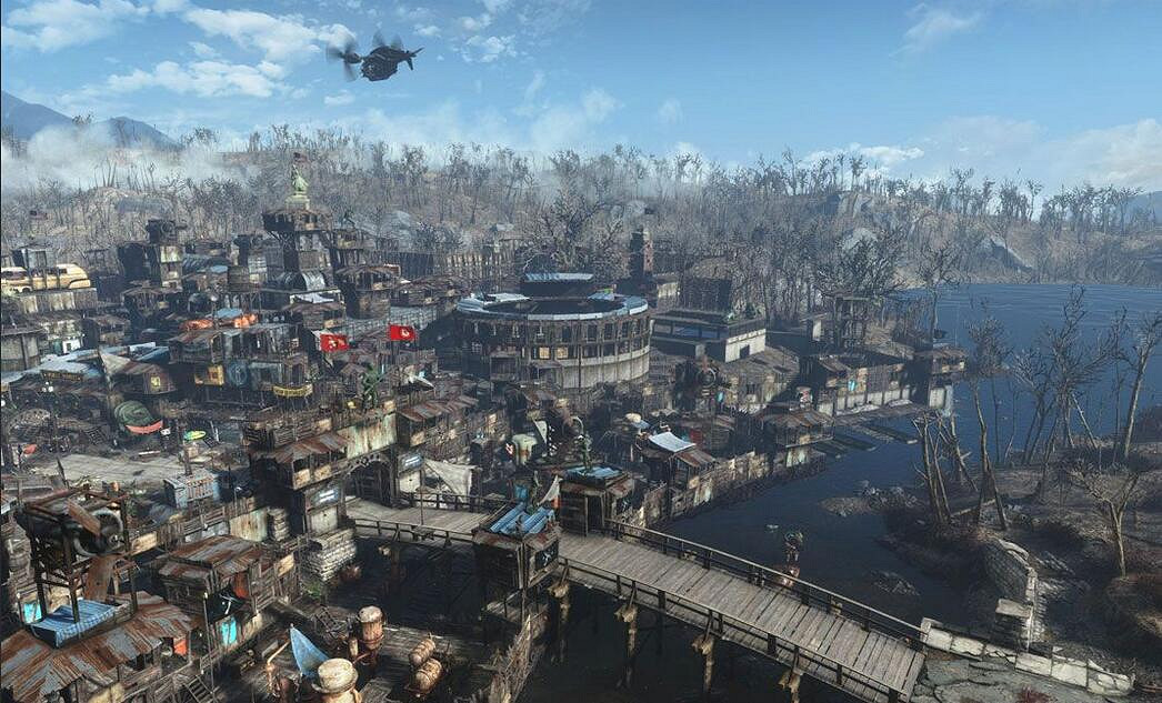 《異塵餘生4》超牛建築群圖賞