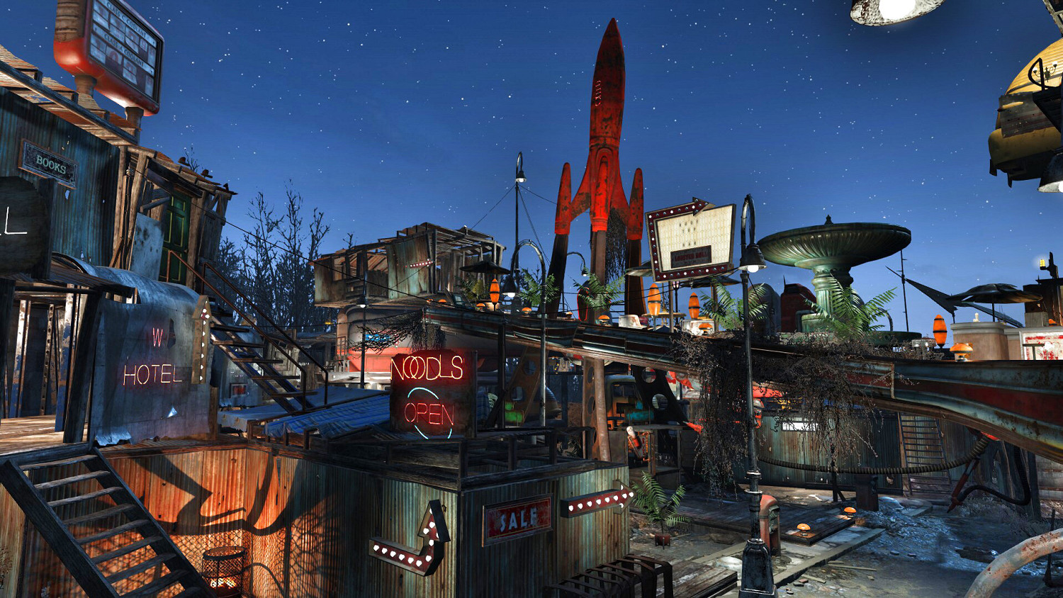 《異塵餘生4》大型新鑽石城建造圖文賞析 《異塵餘生4》大型新鑽石城建造圖文賞析