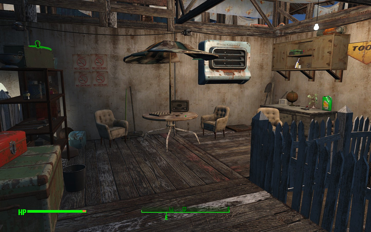 《異塵餘生4》格雷花園內外建設圖文一覽 夜空中的美麗花園