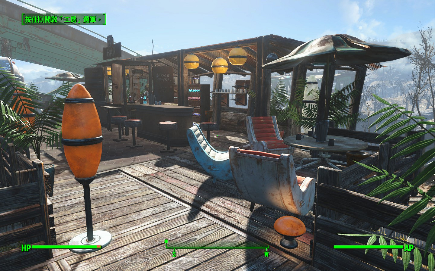 《異塵餘生4》格雷花園內外建設圖文一覽 夜空中的美麗花園