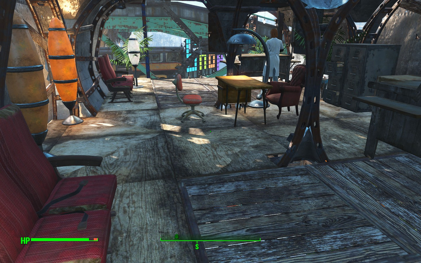 《異塵餘生4》格雷花園內外建設圖文一覽 夜空中的美麗花園