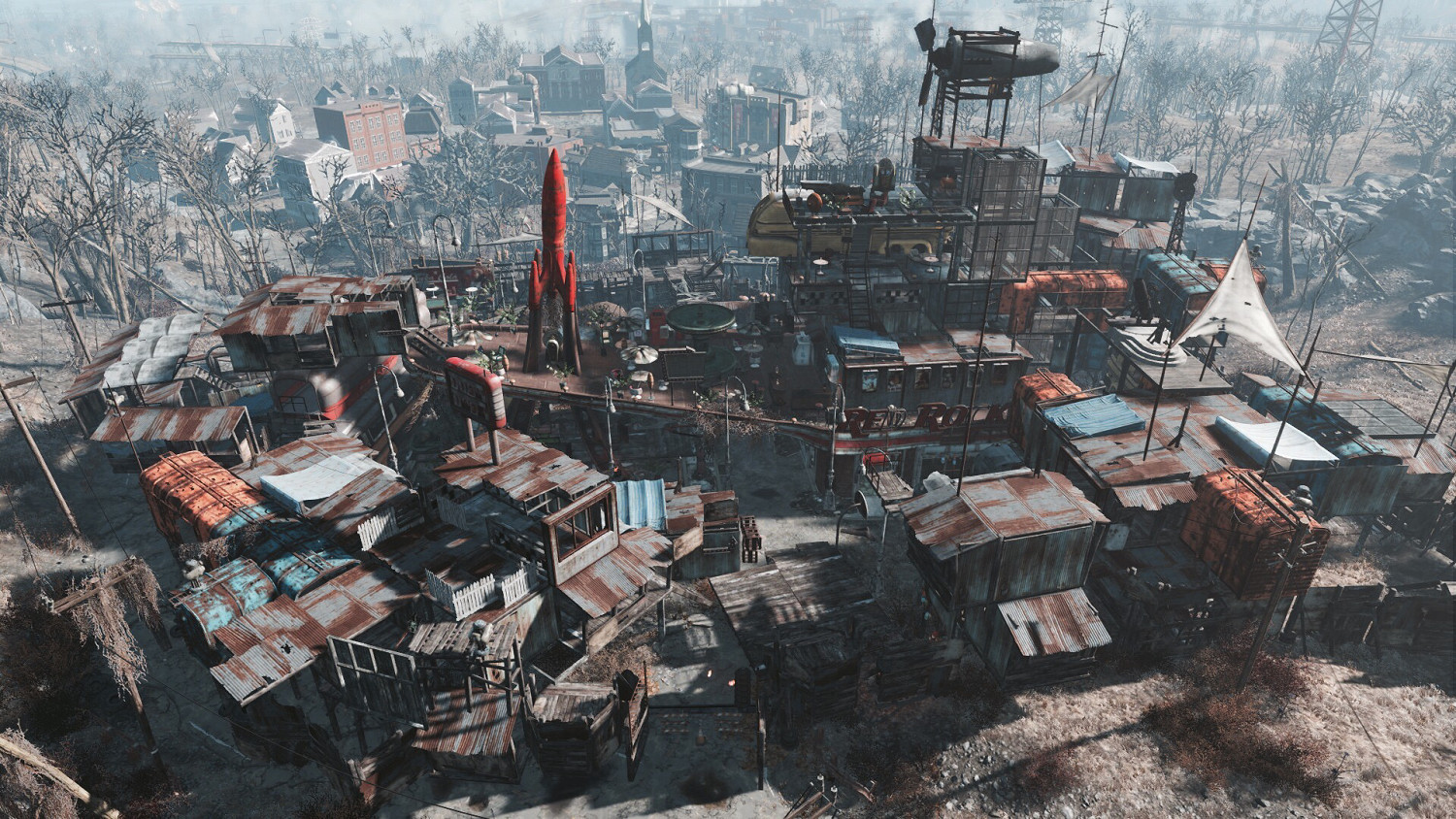 《異塵餘生4》大型新鑽石城建造圖文賞析 《異塵餘生4》大型新鑽石城建造圖文賞析