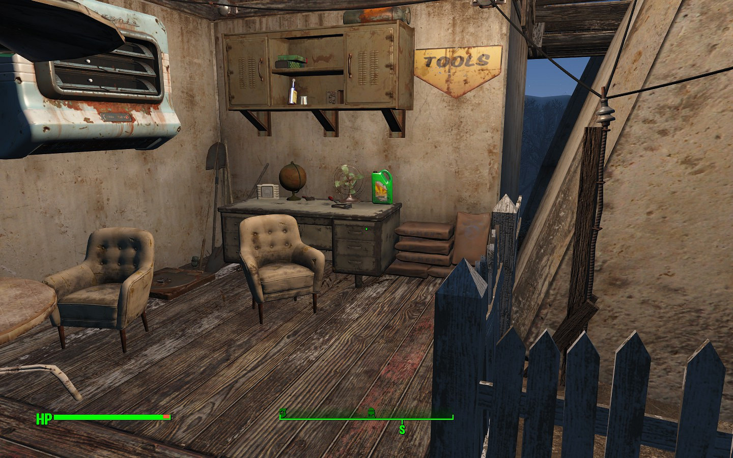 《異塵餘生4》格雷花園內外建設圖文一覽 夜空中的美麗花園