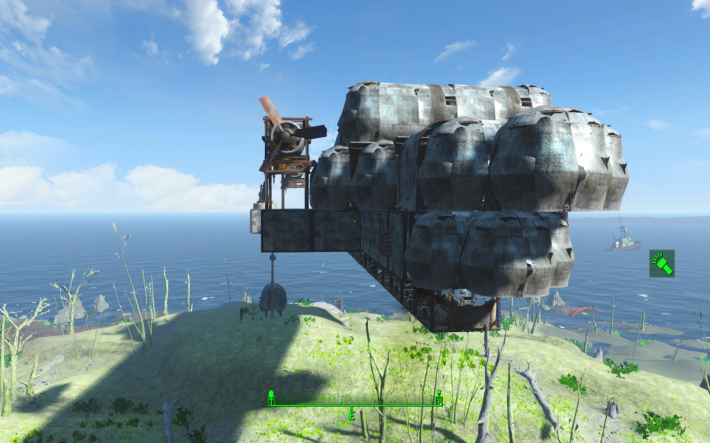 《異塵餘生4》奇觀島義勇軍飛艇建造圖文一覽