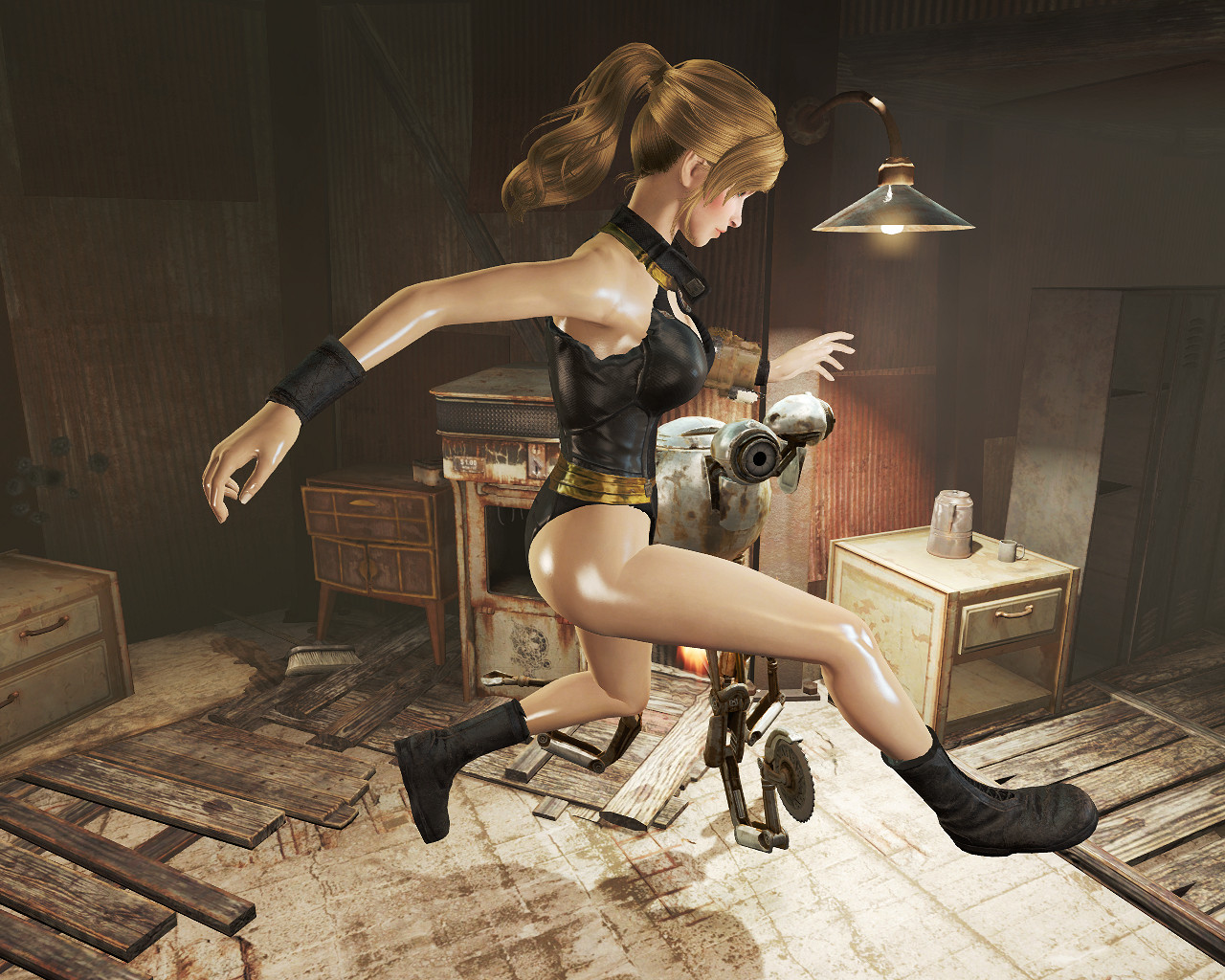 《異塵餘生4》泳裝版避難所製服圖賞析