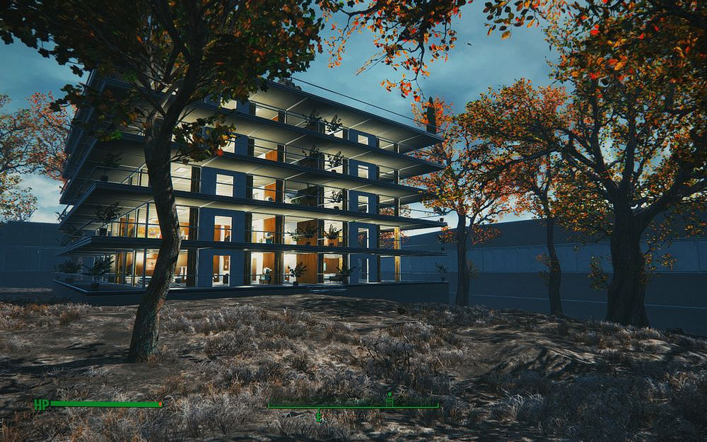 《異塵餘生4》庇護山莊別墅風格建造圖文賞析