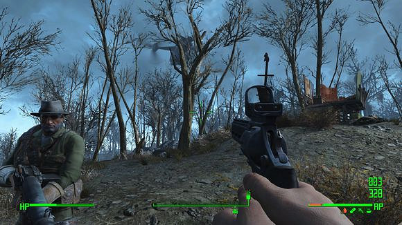 《異塵餘生4》義勇軍檢查點5方混戰戰況一覽