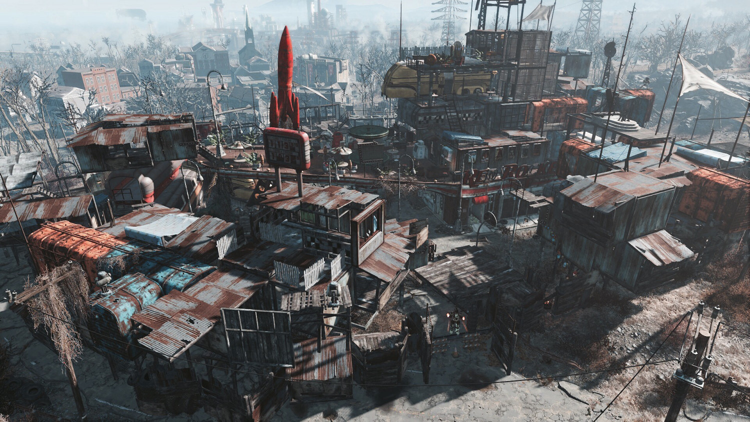 《異塵餘生4》大型新鑽石城建造圖文賞析 《異塵餘生4》大型新鑽石城建造圖文賞析