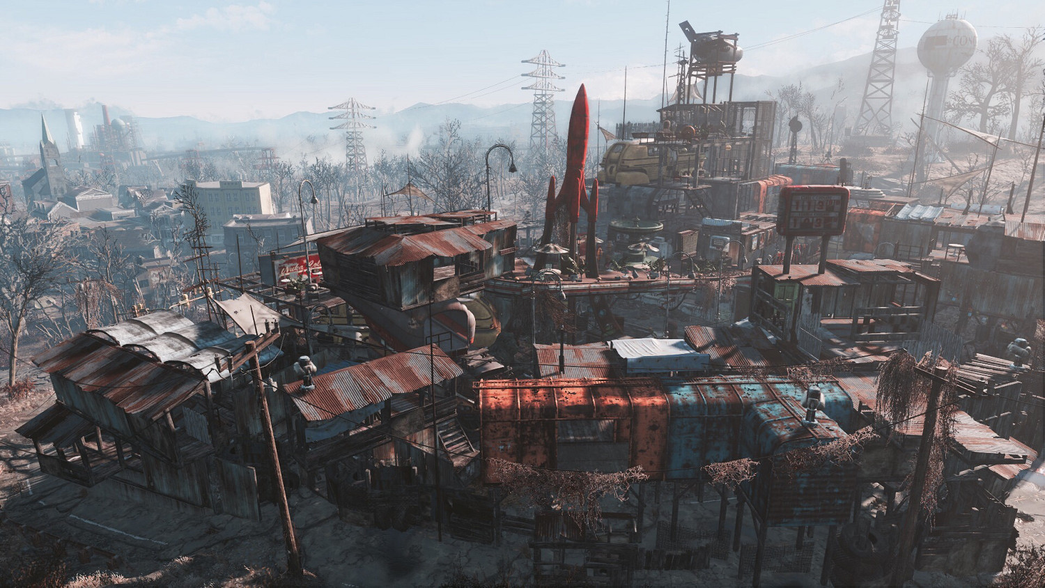 《異塵餘生4》大型新鑽石城建造圖文賞析 《異塵餘生4》大型新鑽石城建造圖文賞析