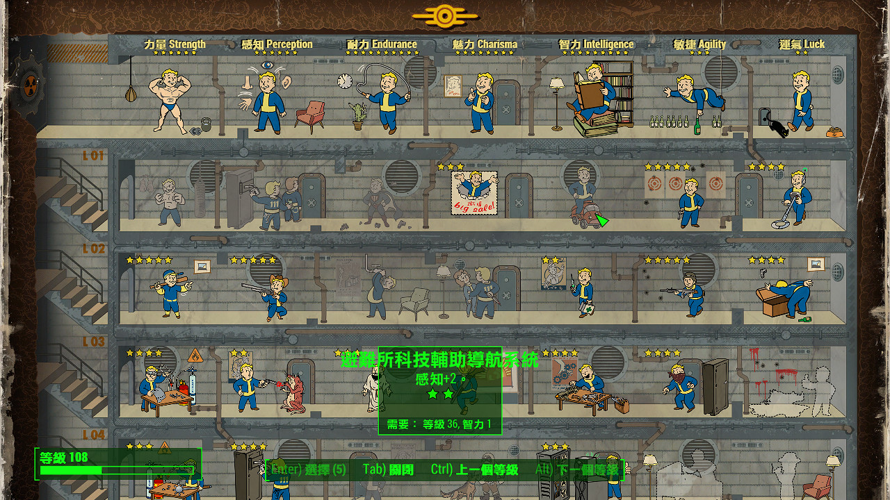 《異塵餘生4》核子世界DLC新增PERK樹等級圖覽