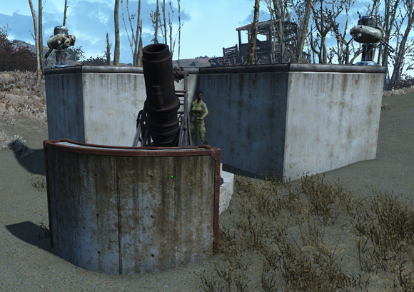 《異塵餘生4》大炮掩體賞析