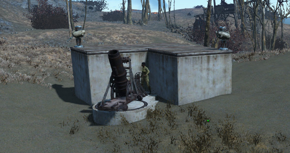 《異塵餘生4》大炮掩體賞析