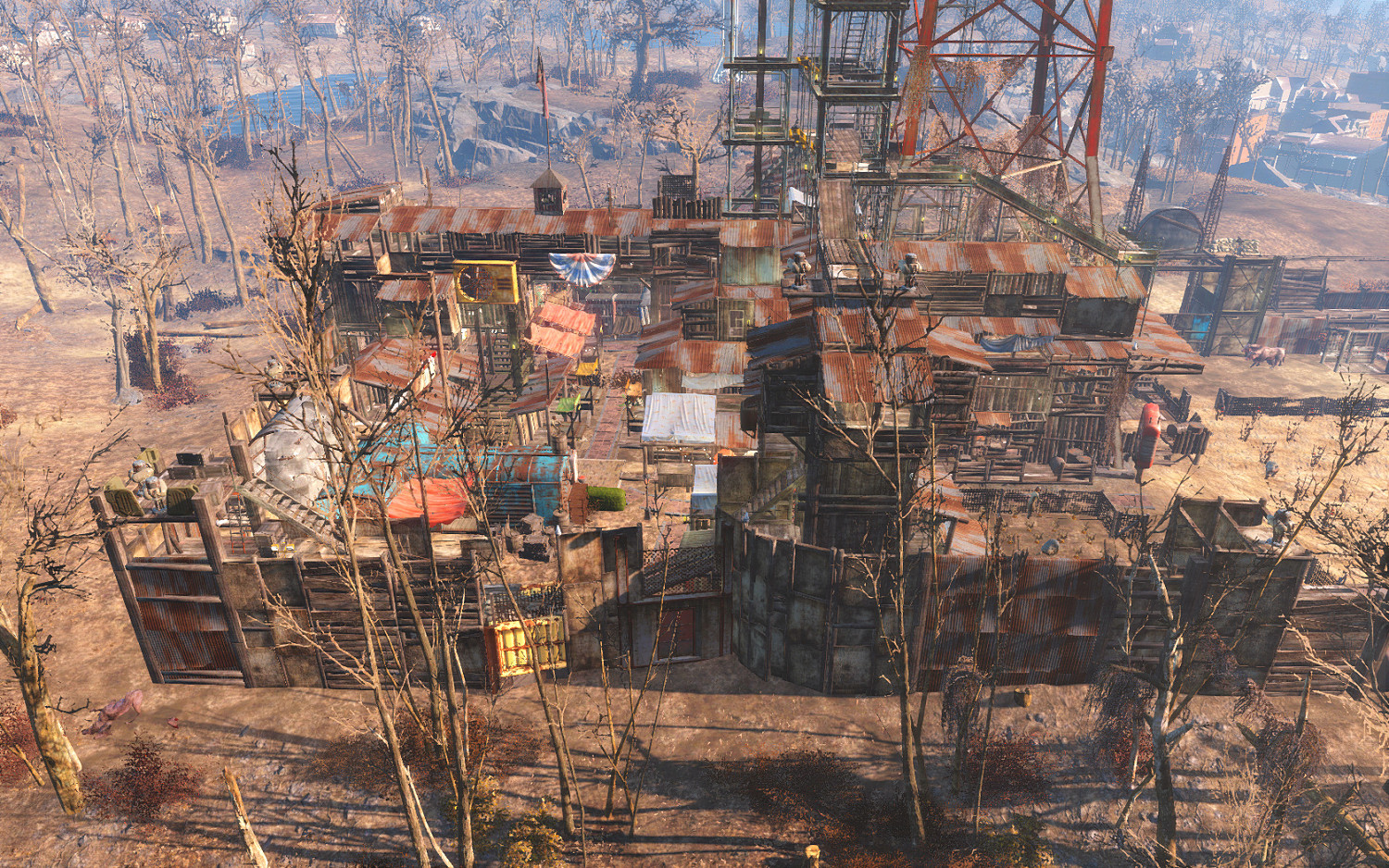 《異塵餘生4》阿柏納西改造圖文賞析 破破爛爛荒野風格