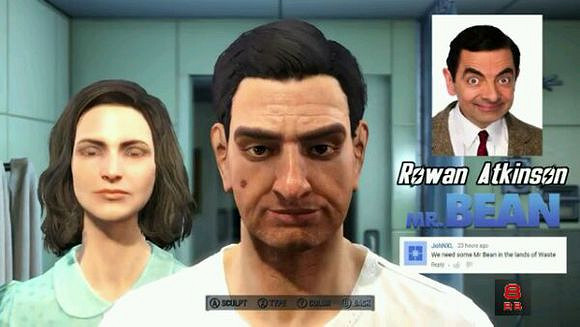 《異塵餘生4》明星捏臉一覽 《異塵餘生4》明星捏臉一覽