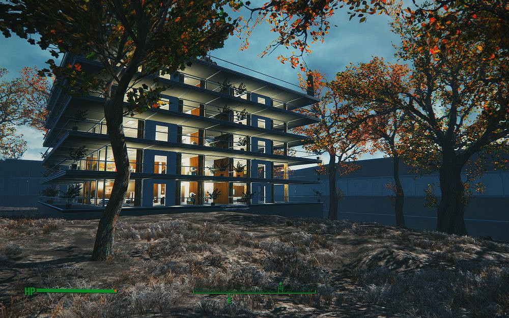 《異塵餘生4》庇護山莊別墅風格建造圖文賞析