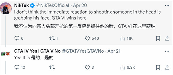 博主認為《GTA6》布娃娃效果不如《GTA4》遭玩家反對