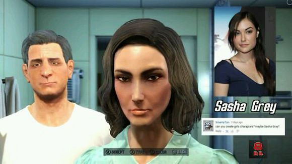 《異塵餘生4》明星捏臉一覽 《異塵餘生4》明星捏臉一覽