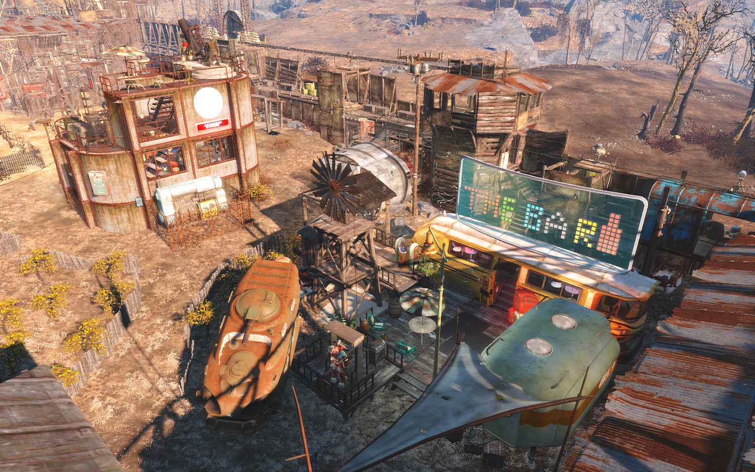 《異塵餘生4》阿柏納西改造圖文賞析 破破爛爛荒野風格