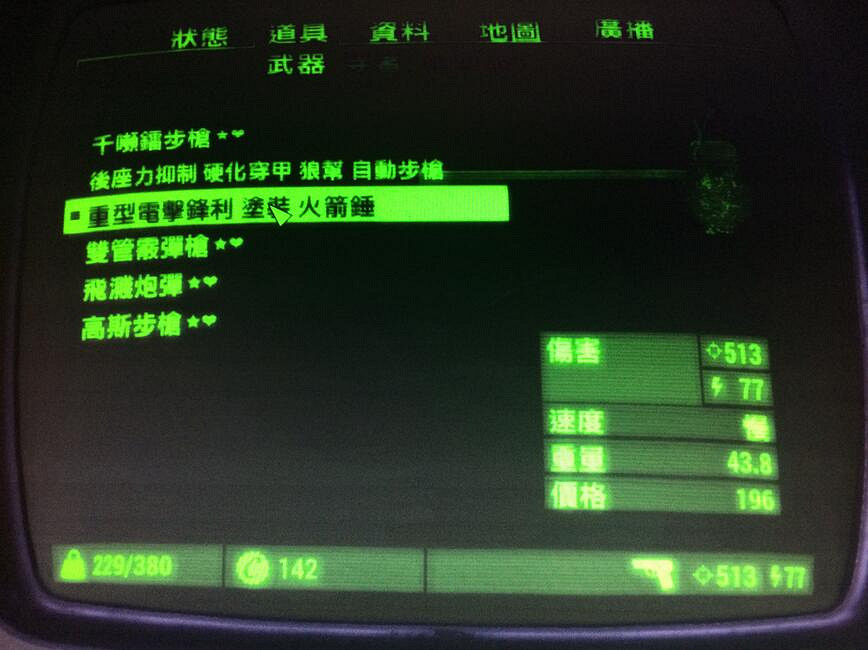 《異塵餘生4》目前傷害最高的武器圖覽