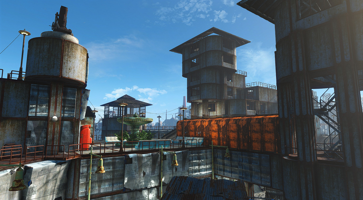 《異塵餘生4》星光城主體+半個城市外部裝飾圖覽