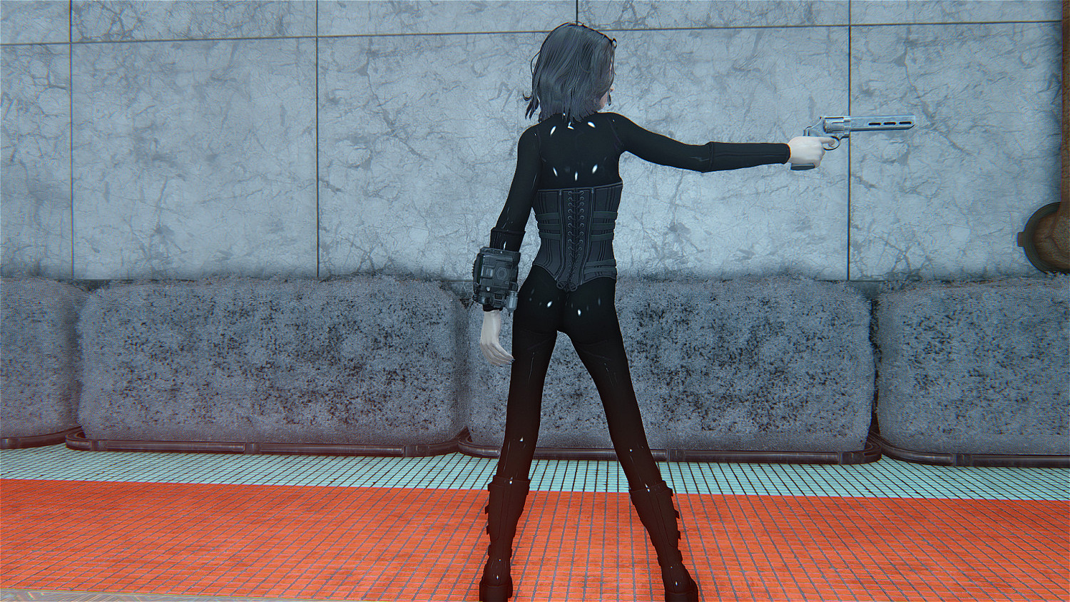 《異塵餘生4》黑夜傳說女主捏臉圖賞析