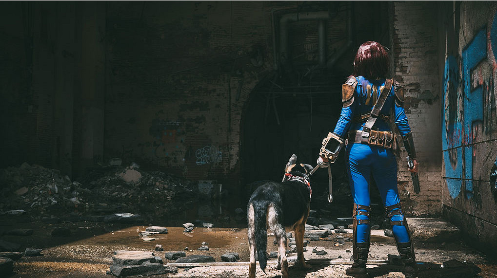 《異塵餘生4》外國美女玩家倖存者神cos圖賞