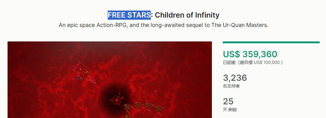 30年經典遊戲《Free Stars》將出續篇 官方開啟眾籌