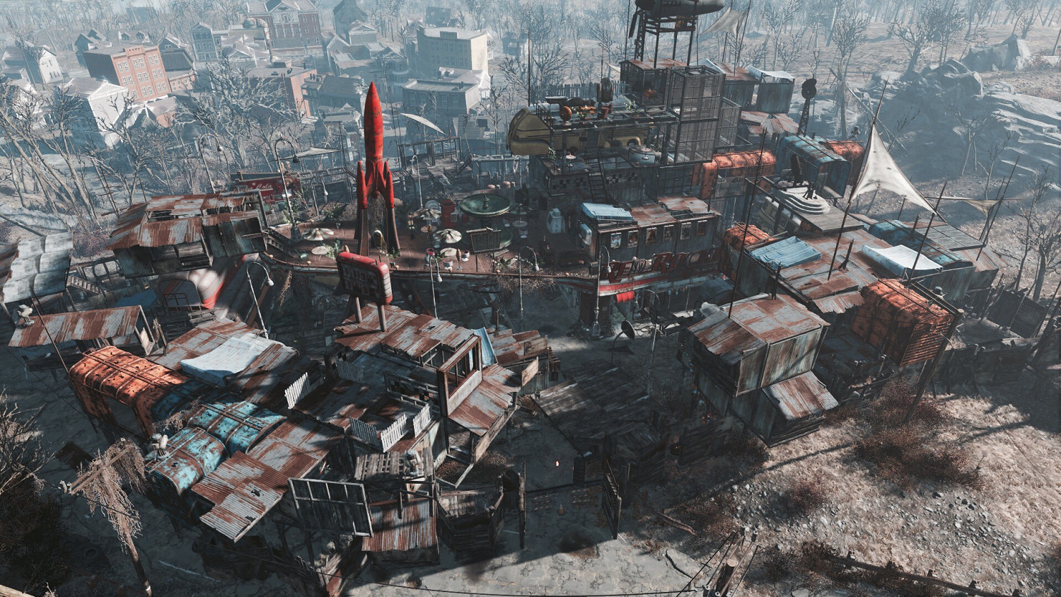 《異塵餘生4》大型新鑽石城建造圖文賞析 《異塵餘生4》大型新鑽石城建造圖文賞析