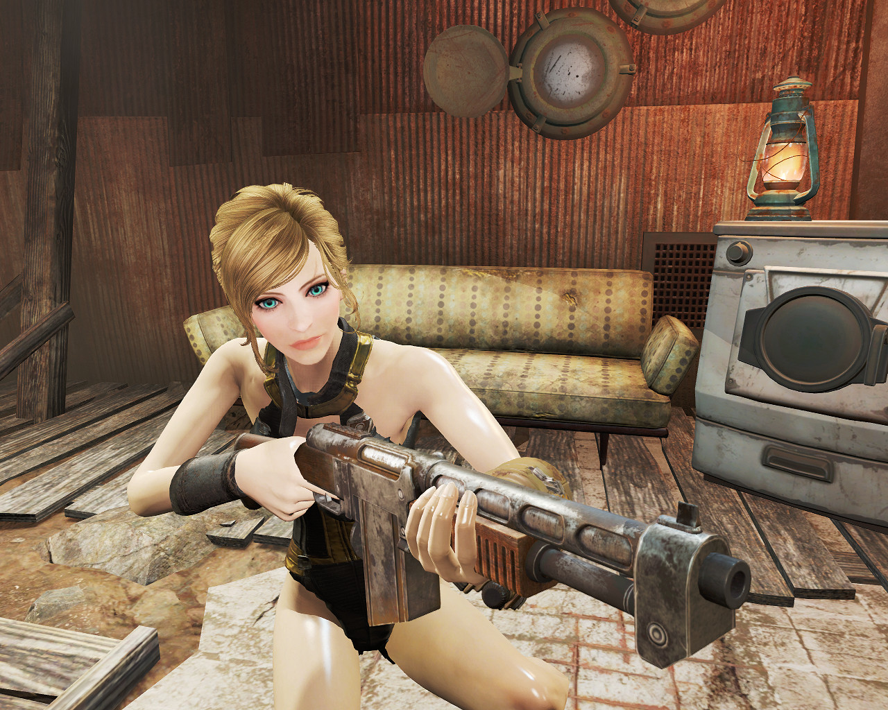 《異塵餘生4》泳裝版避難所製服圖賞析