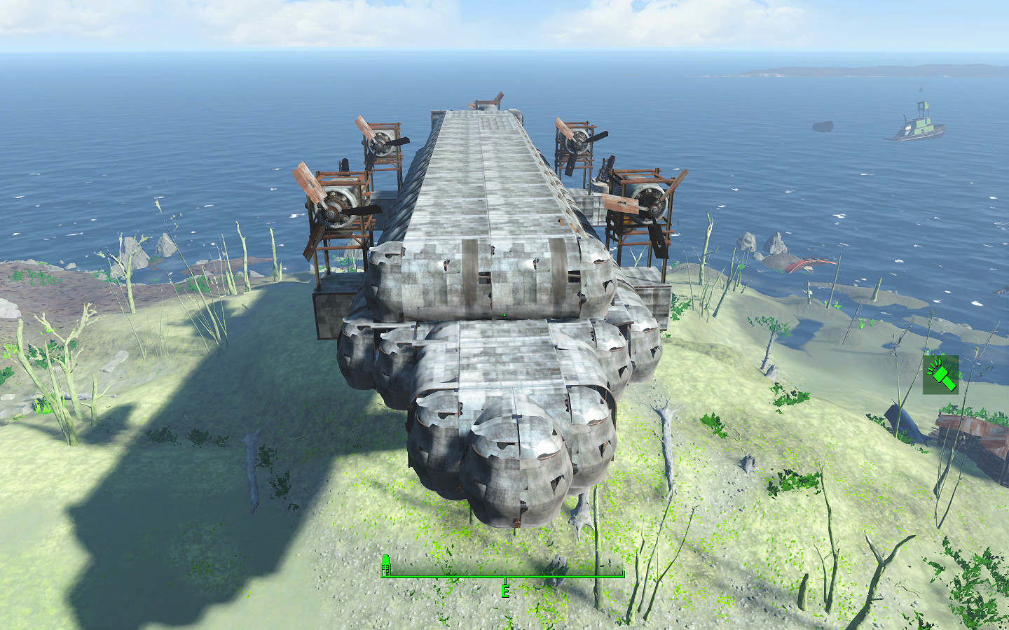 《異塵餘生4》奇觀島義勇軍飛艇建造圖文一覽
