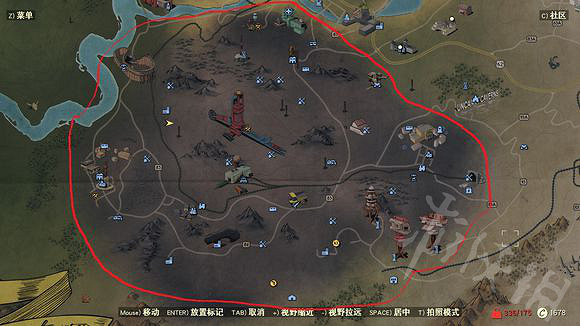 《異塵餘生76》地圖地形怎麽分布？地圖地形詳解