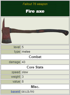 《異塵餘生76》全近戰武器獲取方法 近戰武器介紹