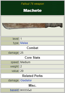 《異塵餘生76》全近戰武器獲取方法 近戰武器介紹