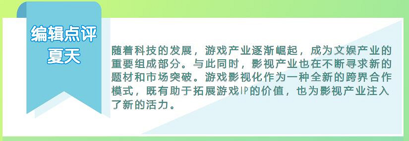 遊戲IP影視化已成為一種趨勢，你期待改編哪部作品？