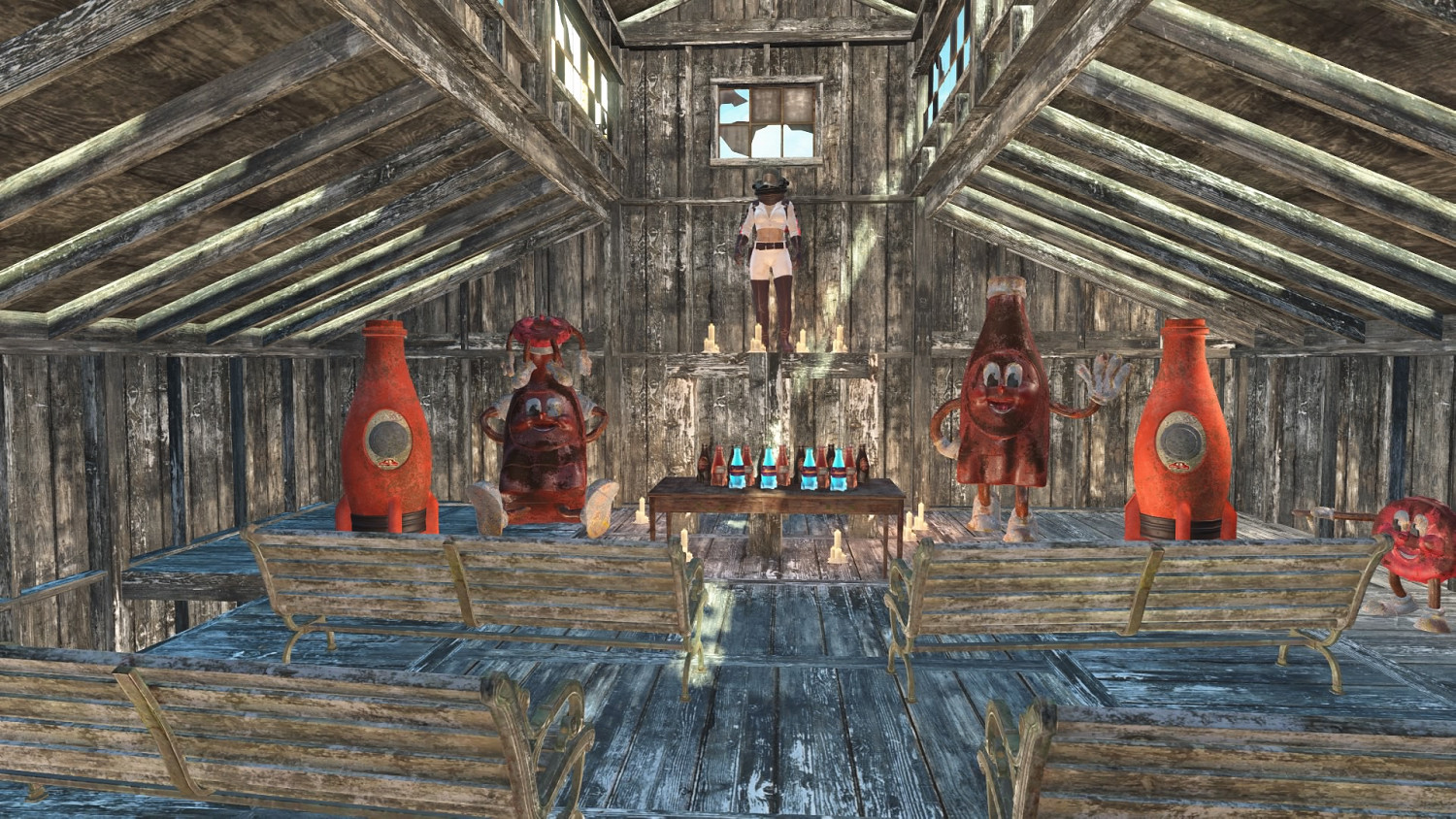 《異塵餘生4》核子世界紅火箭西部風格二次改造圖文賞析