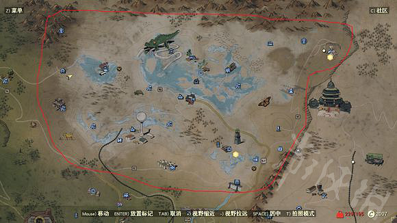 《異塵餘生76》地圖地形怎麽分布？地圖地形詳解