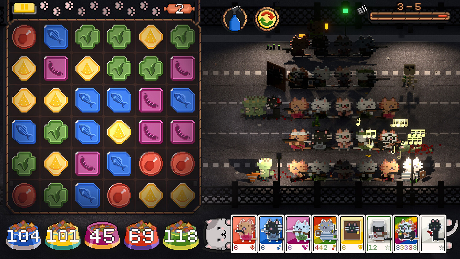 策略塔防三消遊戲《喵喵大戰邪物》現已登錄Steam平台 2024年夏季推出