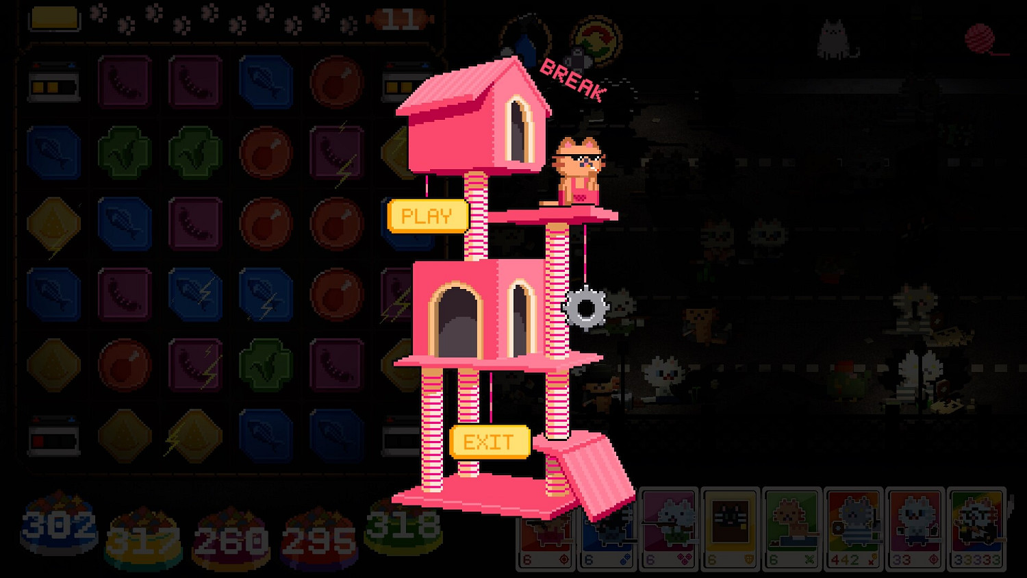 策略塔防三消遊戲《喵喵大戰邪物》現已登錄Steam平台 2024年夏季推出