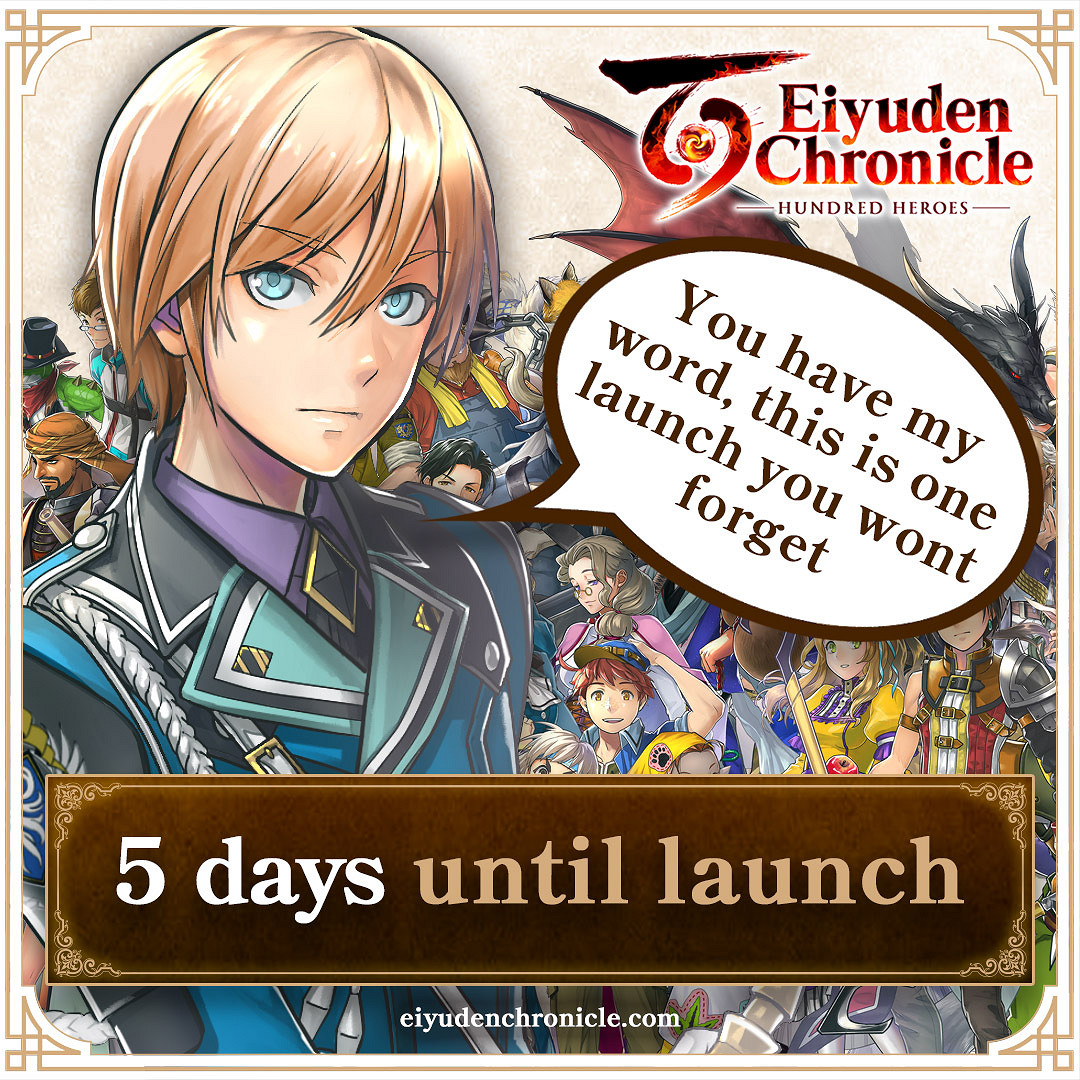 JRPG新作《百英雄傳》現已正式發售！倒計時插圖一覽