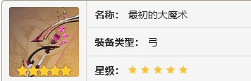 《原神》最初的大魔術適配角色介紹 《原神》最初的大魔術適配角色介紹