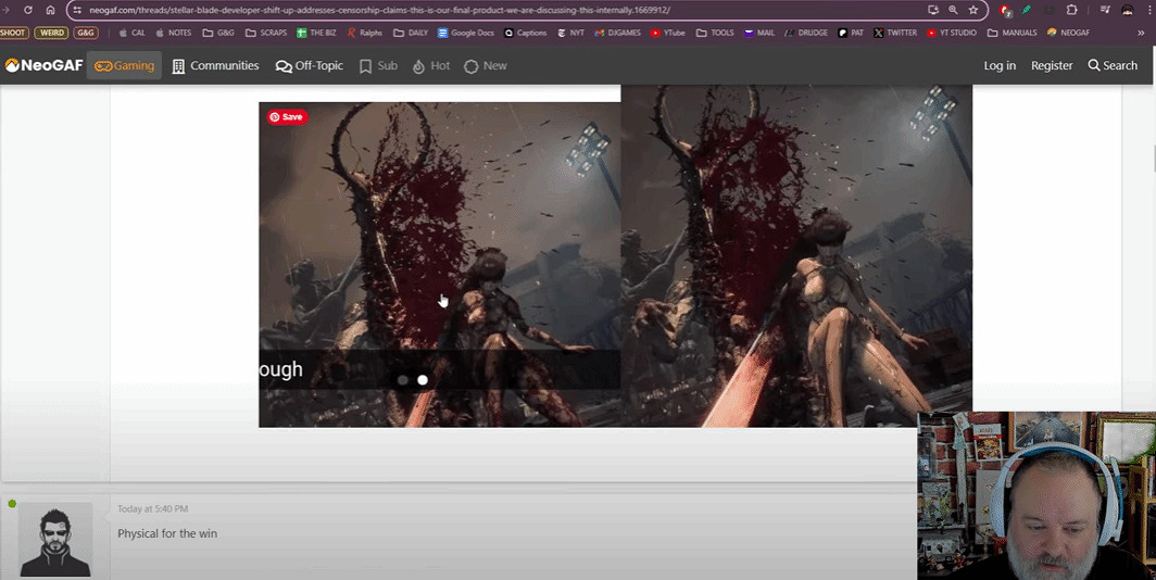 前《戰神》製作人談《劍星》服裝和諧：這太糟糕了！