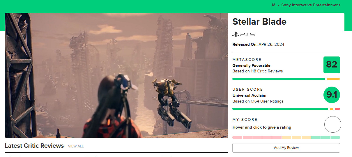 表現亮眼！《劍星》PlayStation商店使用者評分為4.79分