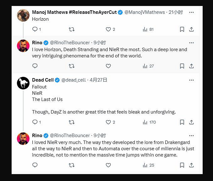 博主發起調查:玩家眼中理想的後啟示錄遊戲是什麽樣?