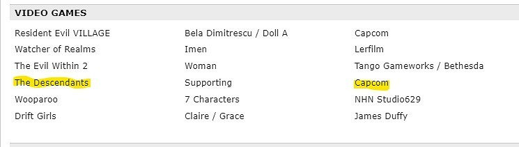 曝卡普空在開發新作《後裔》 八尺夫人女兒演員出演配角