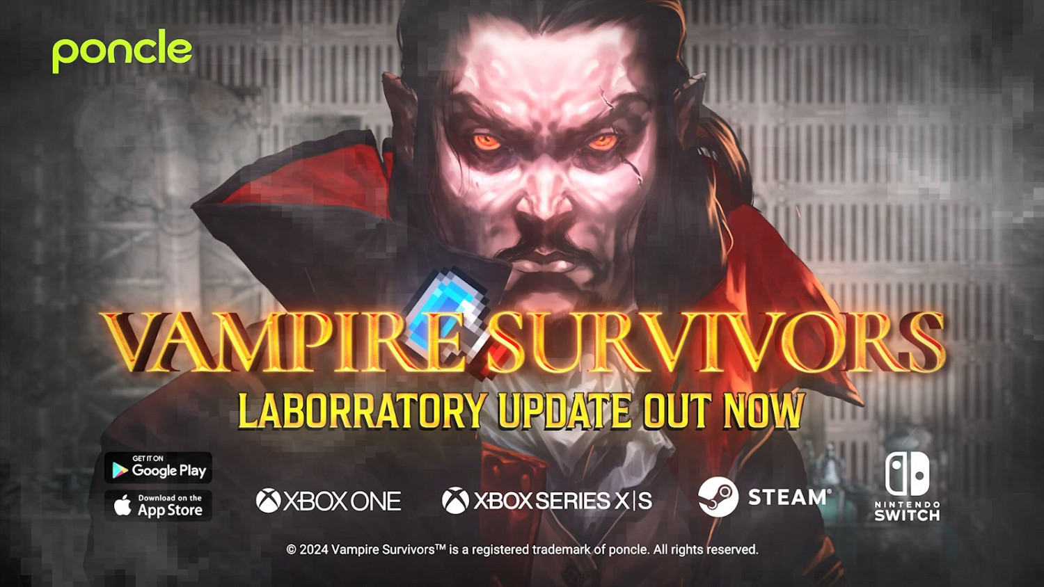 《吸血鬼倖存者》1.10版本更新上線 魂斗羅DLC五月發售