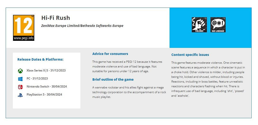《完美音浪》Switch版已通過PEGI評級 或即將公布