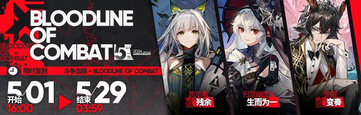 明日方舟五周年慶典皮膚上線時間介紹