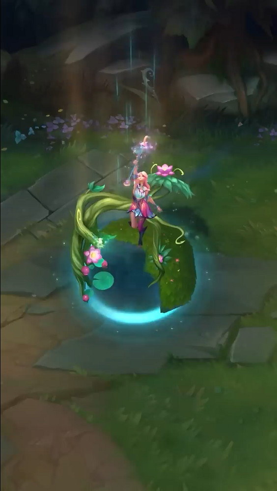 《英雄聯盟》“花仙子”皮膚原畫 實機展示公開！