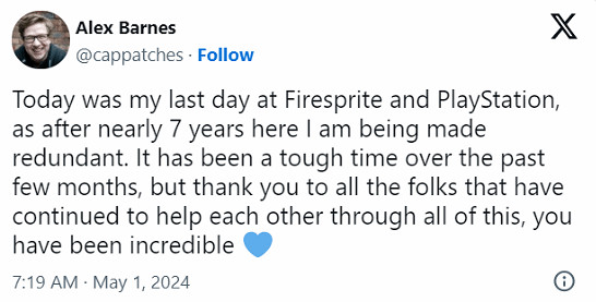 沒逃過！《地平線：山之呼喚》總監稱已被索尼被解雇